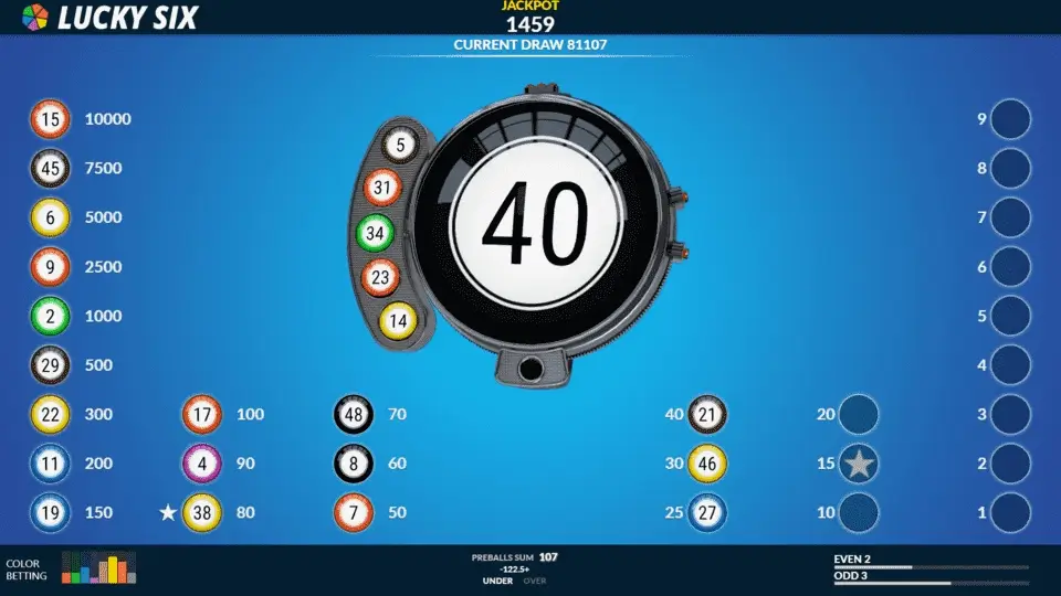 Lucky Six Application